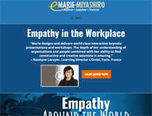 Tablet Screenshot of empathyfactor.com